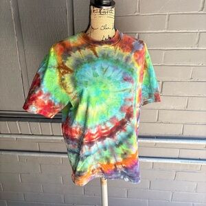 Hand tie dyed Multicolor Tie-Dye Shirt